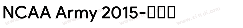 NCAA Army 2015字体转换